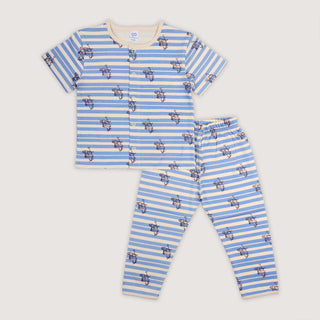 Striped Monkey Pyjama Set