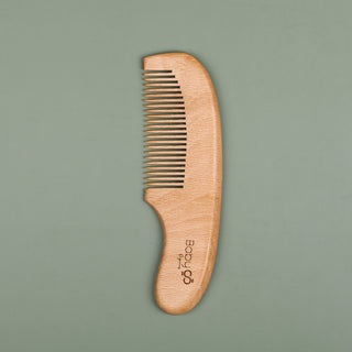 Baby Wooden Hairbrush & Comb Set