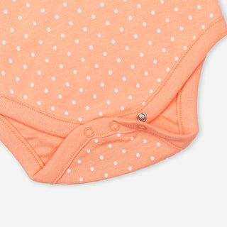 Orange Polka Dot Onesie