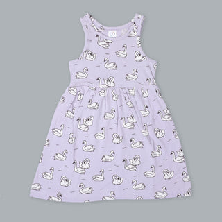 Swan Jersey Dress